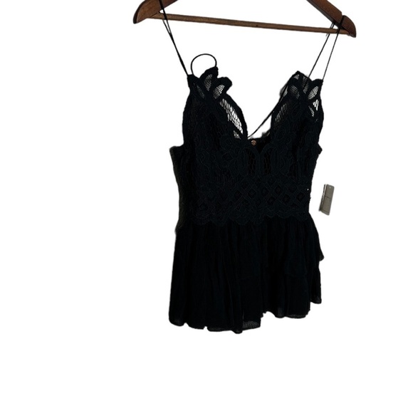 Free People Adelle Cami Lace Ruffled Tank Top - Picture 10 of 15